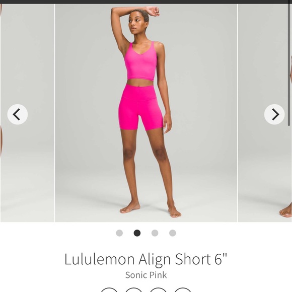 ❌ Sold ❌ Lululemon align shorts - Picture 1 of 5